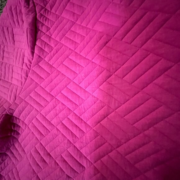 T by Talbots Womens 3X Pink Quilted Shawl Collar Pullover Used - Picture 14 of 15